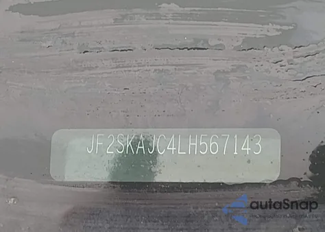 2020 Subaru Forester Premium z USA, uszkodzony, nr VIN JF2SKAJC4LH567143